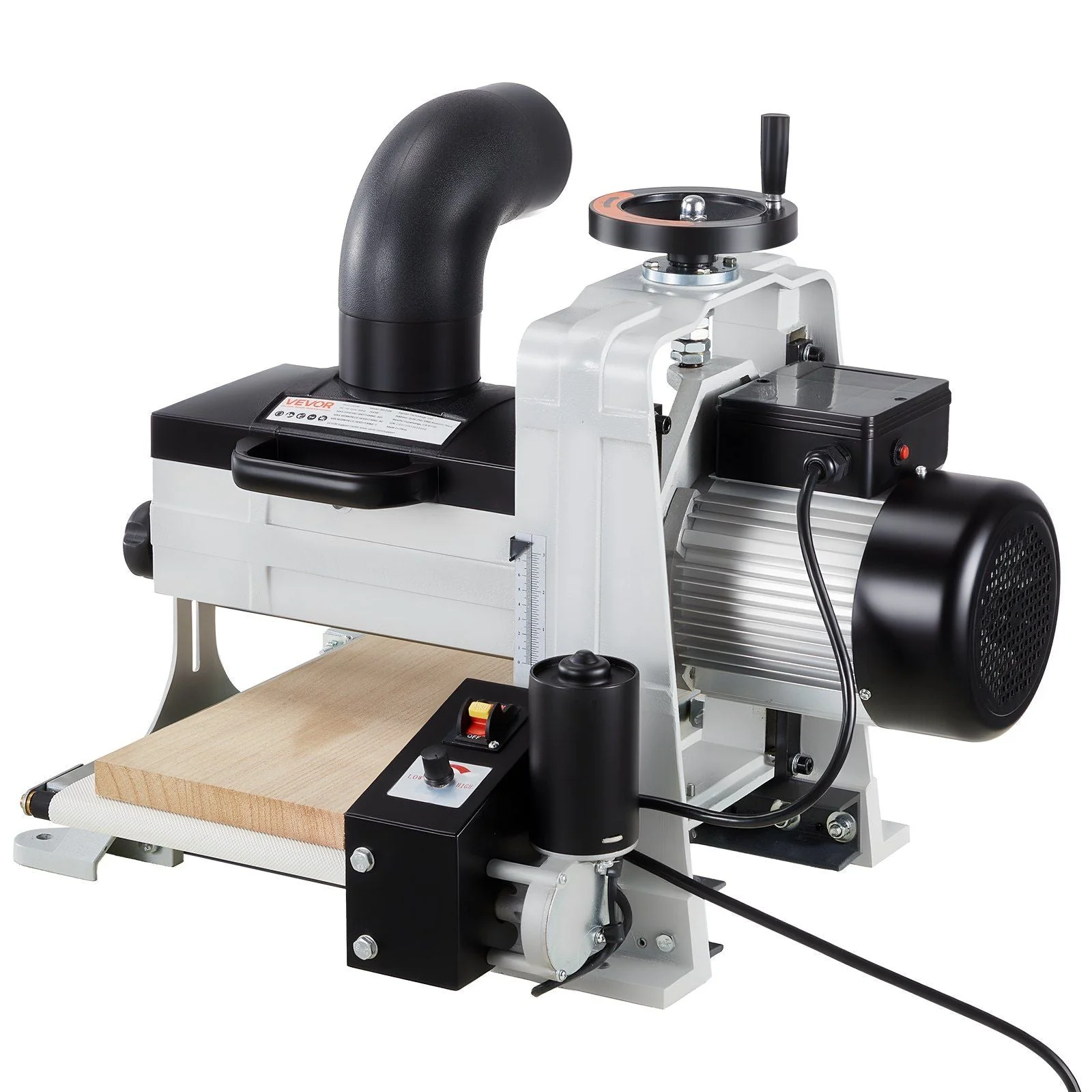 10" Benchtop Drum Sander, 1HP Dual Motor with Variable Speed Conveyor & Dust Port, VEVOR, DOBA-DS101 - Image 5
