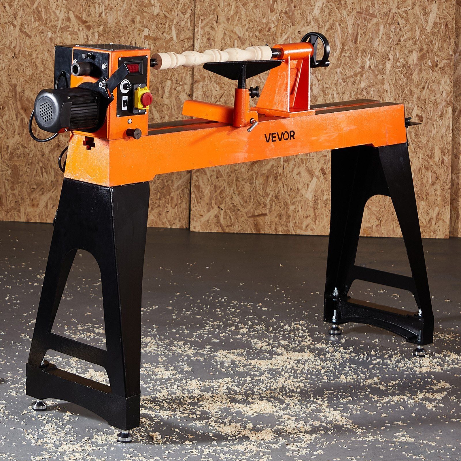 2 HP Woodworking Lathe with Variable Speed 0–3200 RPM, VEVOR, DOBA-LT1840 - Image 8