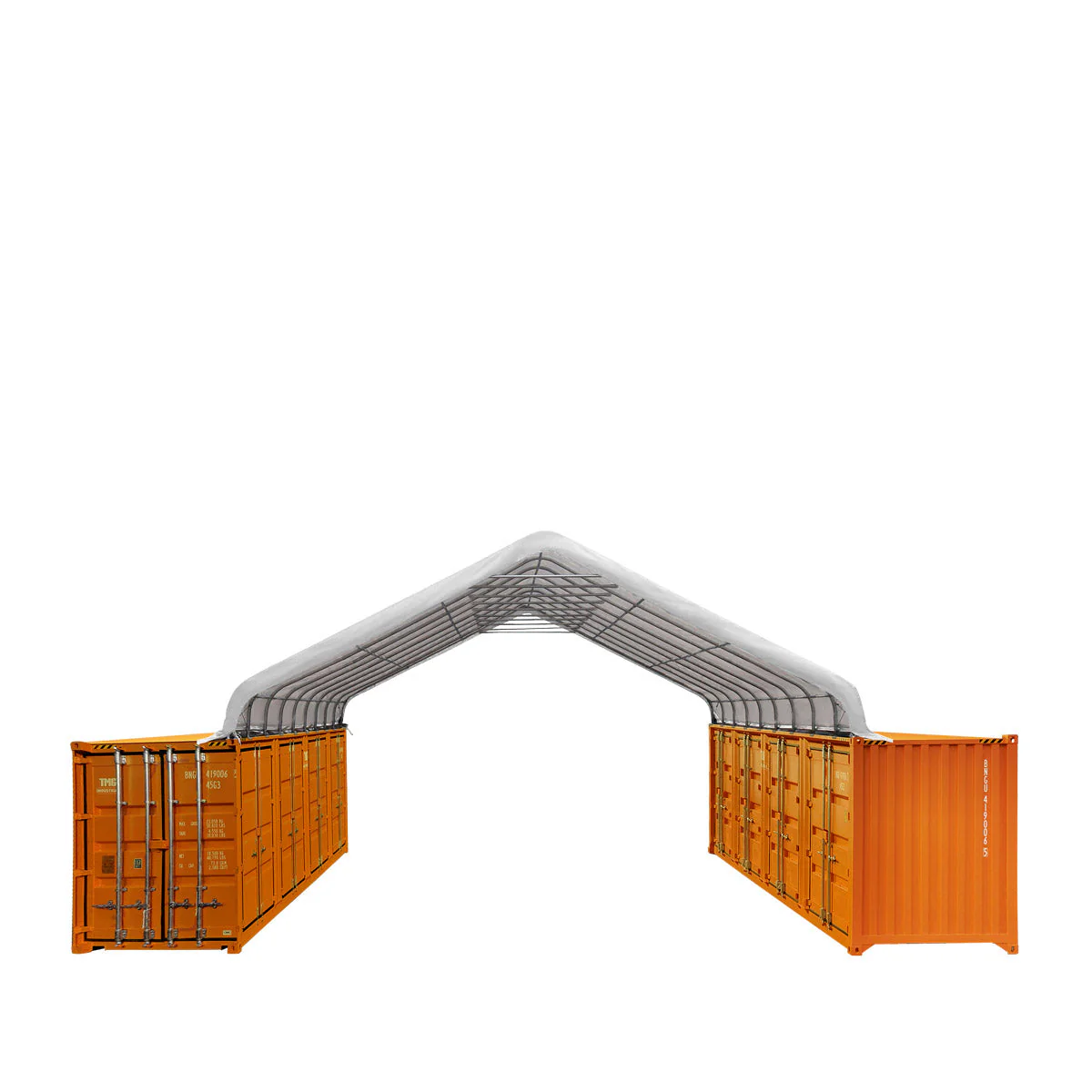 30' x 40' PVC Fabric Container Peak Roof Shelter TMG Heavy Series™, Fire Retardant, UV Protected, TMG-ST3042CV (Previously ST3041CV) - Image 3