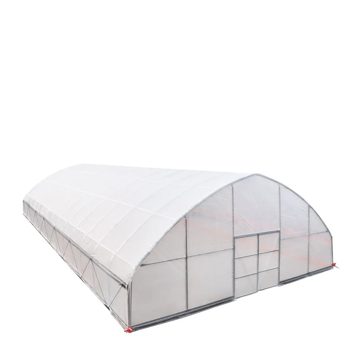 30' x 60' Tunnel Greenhouse Grow Tent w/6 Mil Clear EVA Plastic Film, Cold Frame, Hand Crank Roll-Up Sides, Peak Ceiling Roof, TMG-GH3060 - Image 13