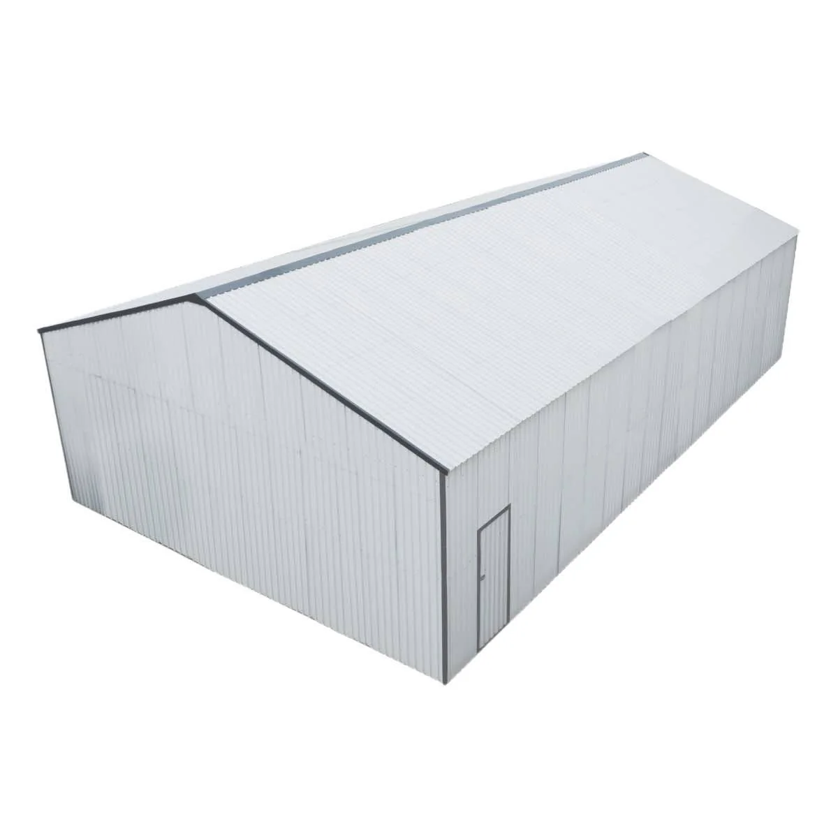 30' x 50' Metal Garage Shed – Steel Building with 11' Clearance High Front Doors, Side Entry Door, 16 GA Steel Structure TMG-MS3050 - Image 3