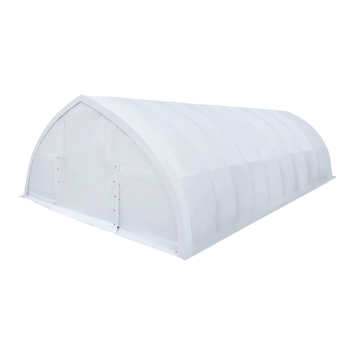 30' x 40' Peak Ceiling Storage Shelter with Heavy Duty 11 oz PE Cover & Drive Through Doors, TMG-ST3042E (Previously ST3040E) - Image 11