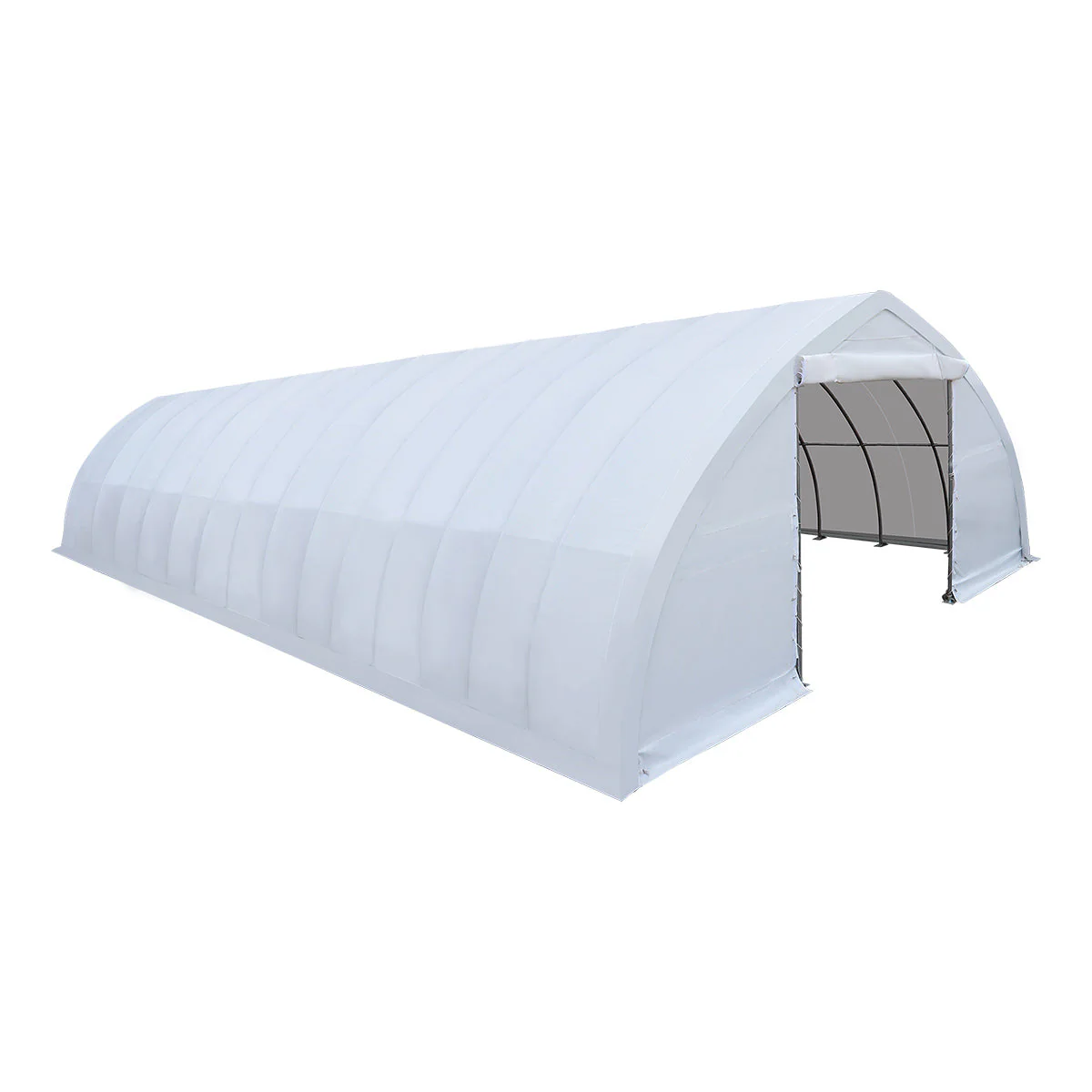 30' x 60' Peak Ceiling Storage Shelter with Heavy Duty 17 oz PVC Cover & Drive Through Doors, TMG-ST3062V (Previously ST3060V) - Image 16