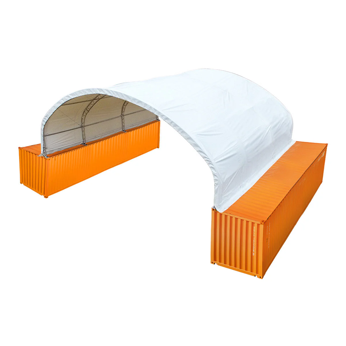 40' x 20' Dual Truss Container Shelter with Heavy Duty 21 oz PVC Cover, TMG-DT4022C-V2 - Image 11