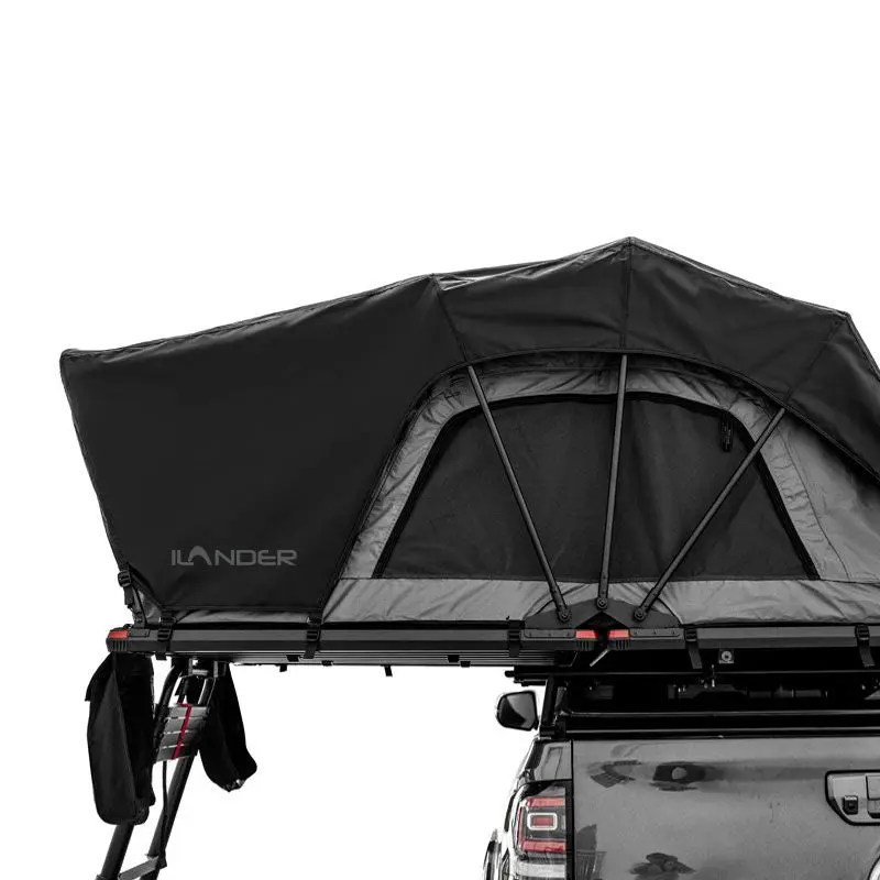 140cm Roof Top Tent, Fold-Out Aluminum Design, Removable Ladder, Waterproof & Windproof, DOBA-CRT140 - Image 9