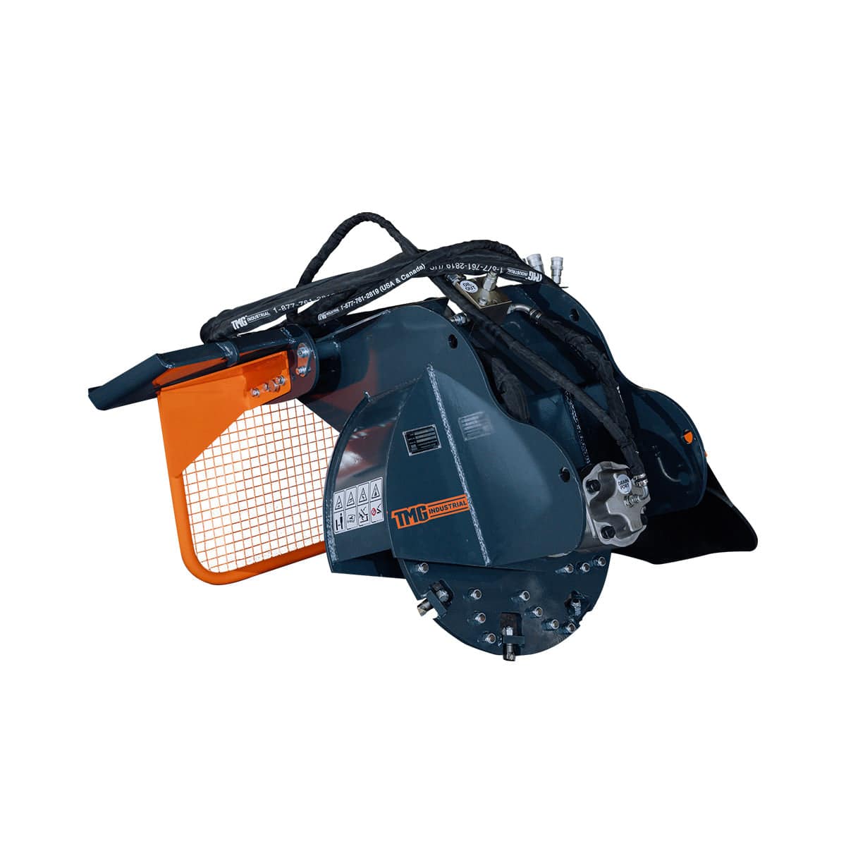 Skid Steer Stump Grinder, 24" Rotor Size, 7" Cutting Below Ground, Steel Carbide Teeth, TMG-SSG25 (Discontinued – No Longer Available) - Image 7