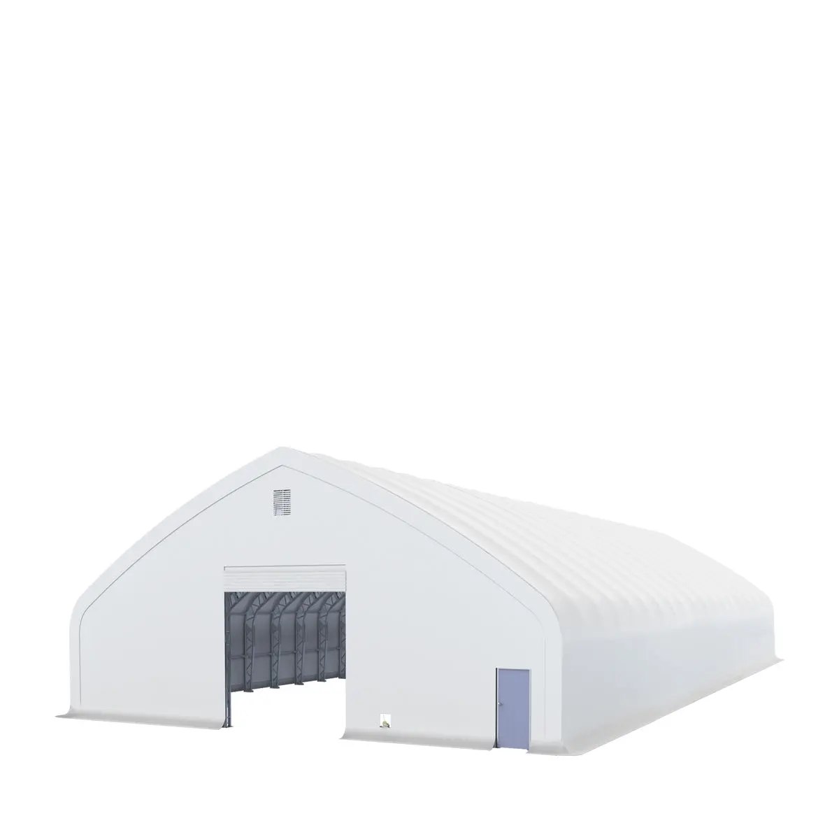 TMG Heavy Series™ 70' x 120' Dual Truss Storage Shelter with Heavy Duty 32 oz PVC Cover & Drive Through Doors, TMG-DT70120-PRO