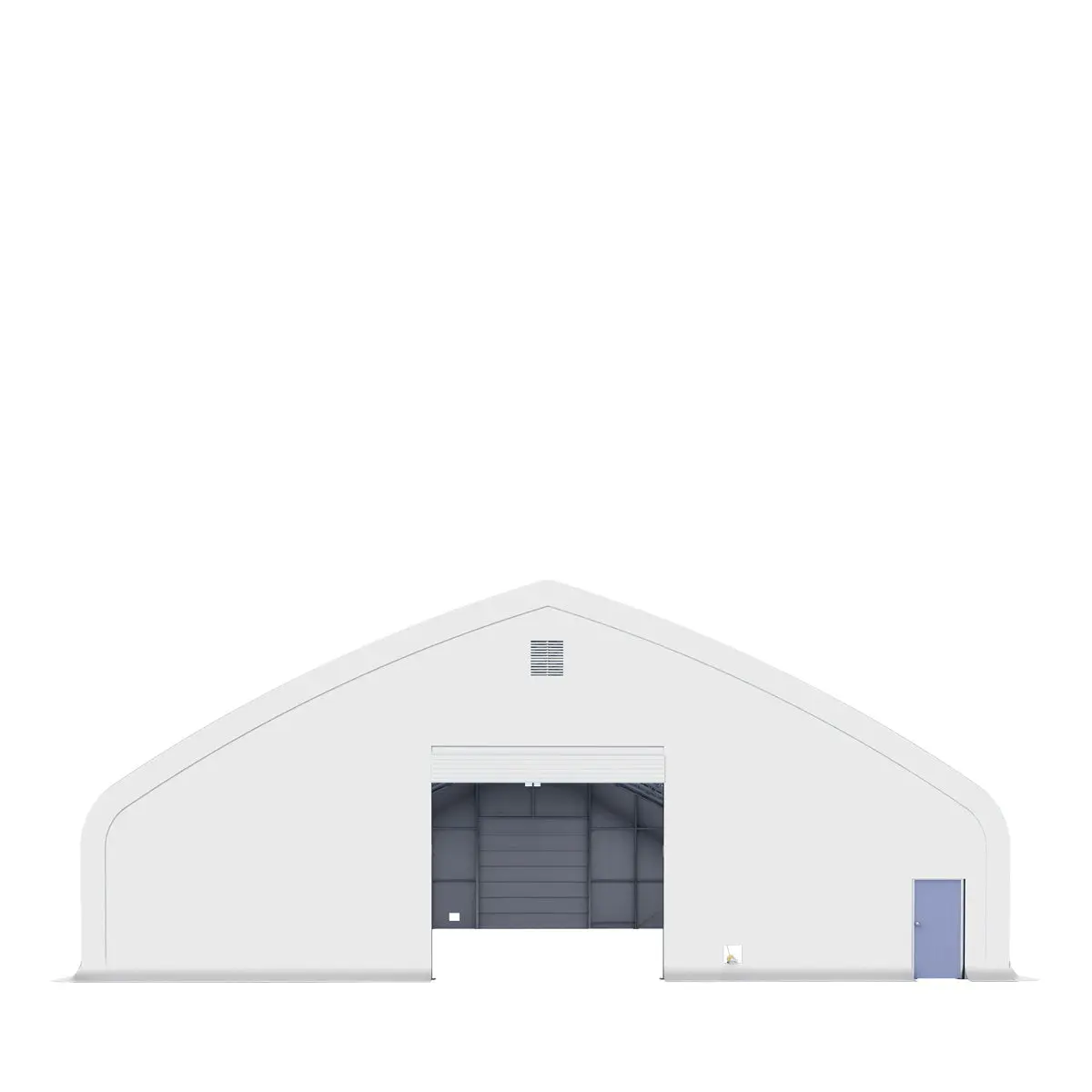 TMG Heavy Series™ 70' x 120' Dual Truss Storage Shelter with Heavy Duty 32 oz PVC Cover & Drive Through Doors, TMG-DT70120-PRO - Image 2