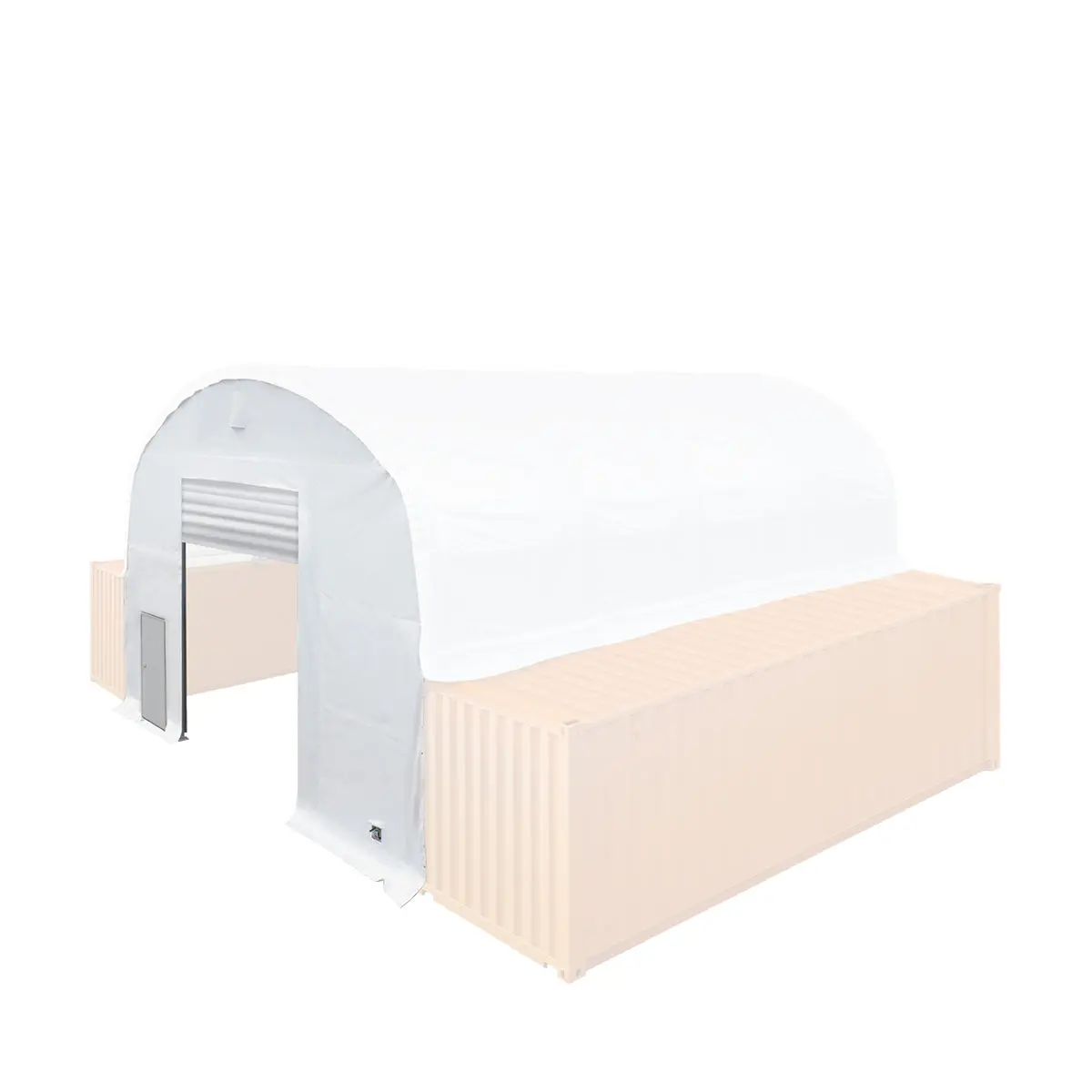 Front End Wall Kit (for 9'6" High Cube Containers) for TMG-DT3020C and DT3040C Container Shelters, TMG-DT30FW9V - Image 6