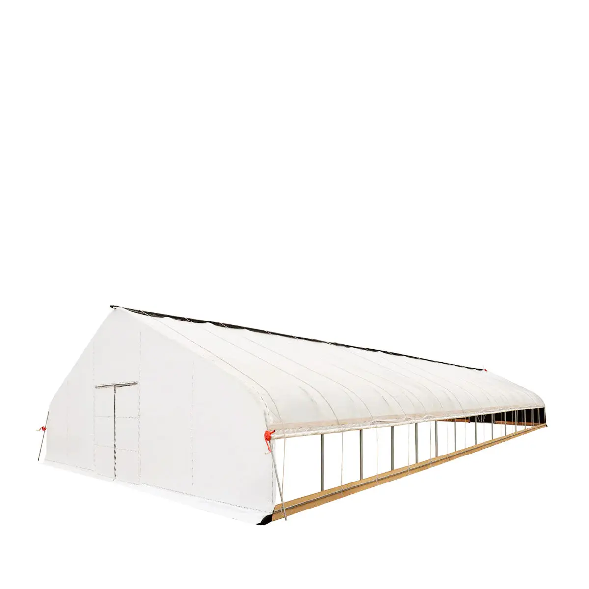 TMG Heavy Series™ 30' x 60' Light Deprivation Two Layer Cover Greenhouse Grow Tent, 6-mil Blackout Tarp and Clear Film, Cold Frame, Hand Crank Roll-Up Sides, Peak Ceiling Roof, TMG-GHD3060 - Image 5
