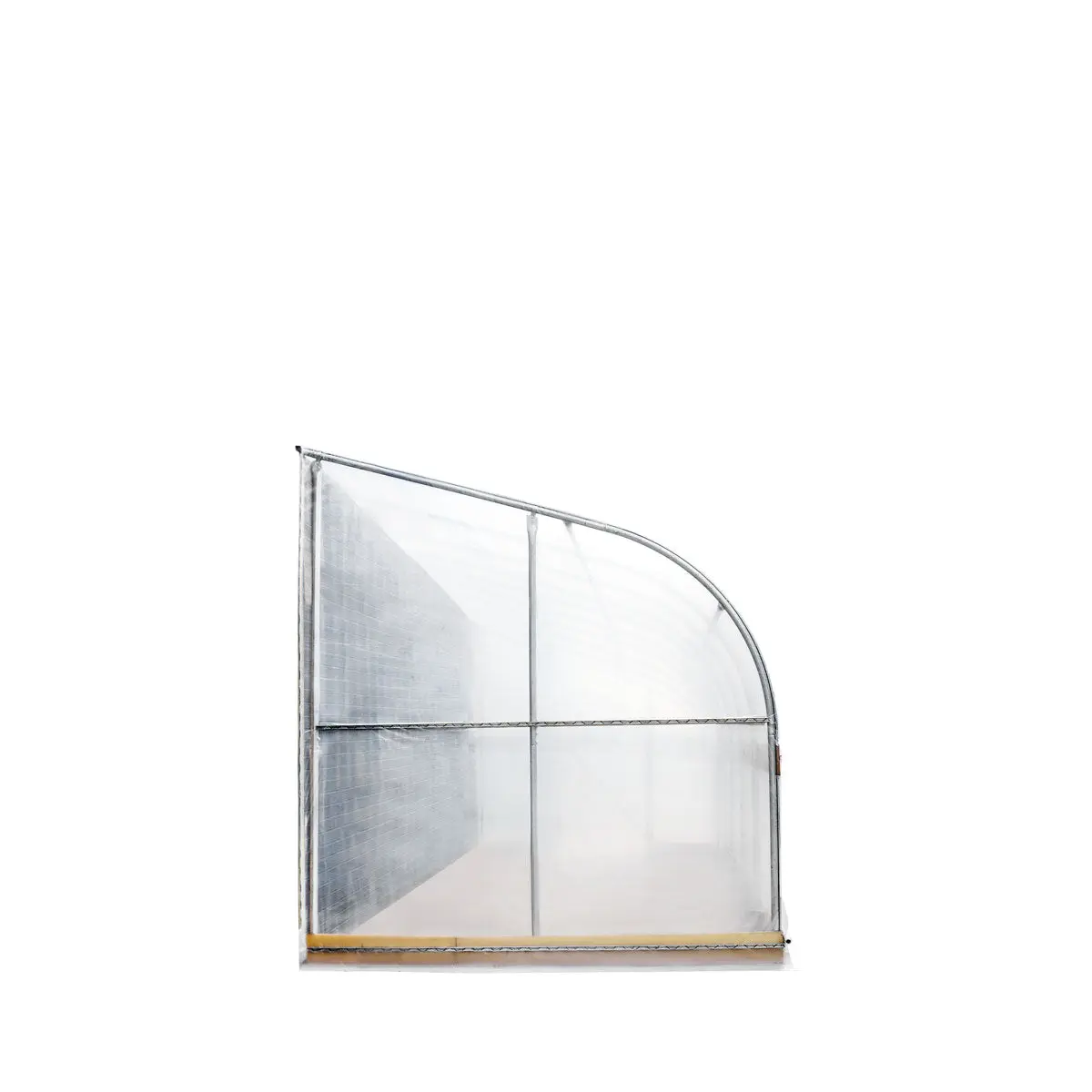 10' x 40' Lean-To Greenhouse Grow Tent w/6 Mil Clear EVA Plastic Film, Cold Frame, Hand Crank Roll-Up Side, 6-½' Sidewall, TMG-GHL1040 - Image 8