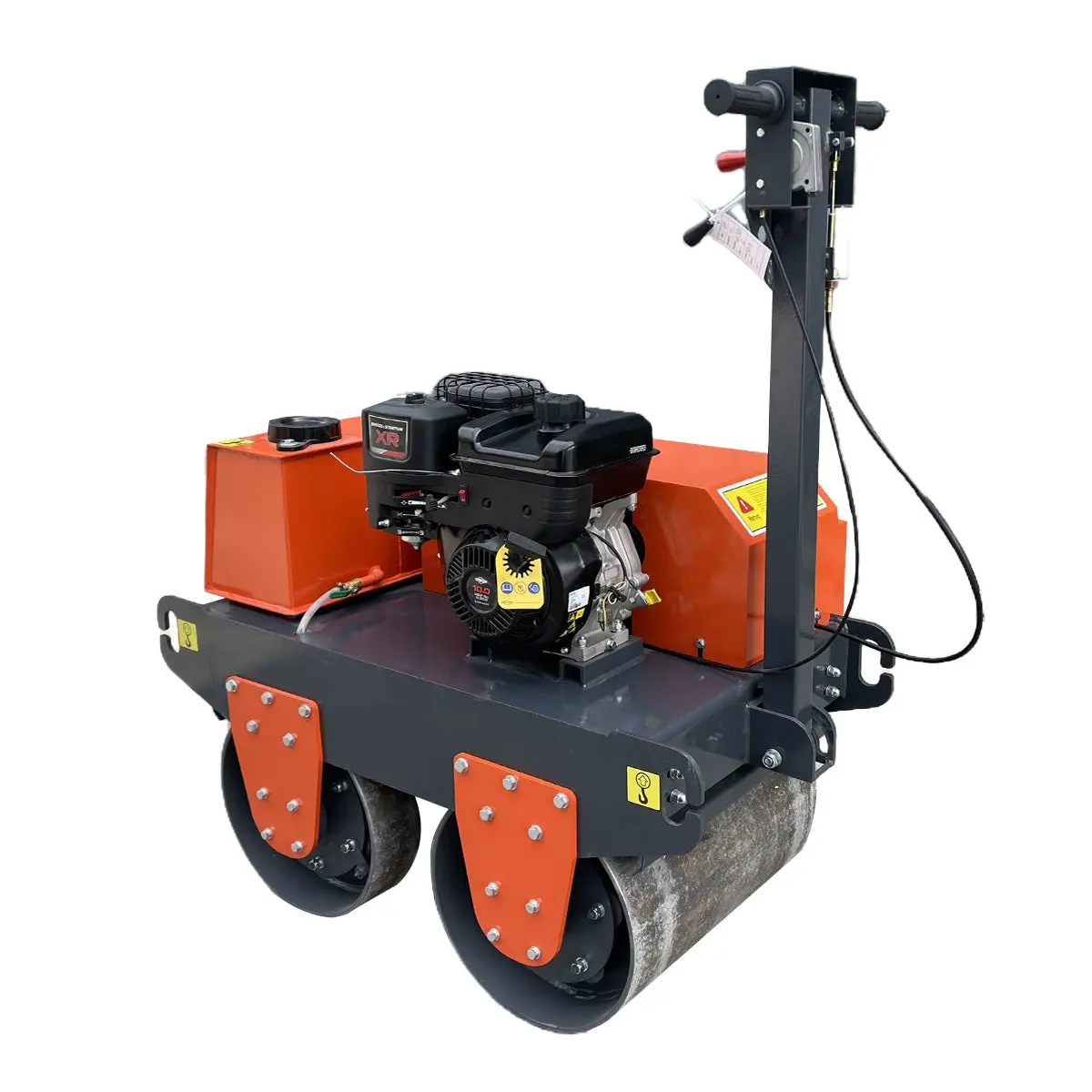 10 HP Double Wheel Vibratory Roller, 2 x 24" Wide & 17" Diameter Rollers, EPA Emissions Compliance, TMG-MVR25 - Image 4