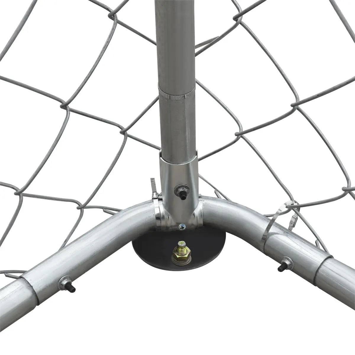 10' x 20' Outdoor Dog Kennel Playpen, Outdoor Dog Runner, Pet Exercise House, Lockable Gate, 6' Chain-Link Fence, TMG-DCP1020 - Image 14
