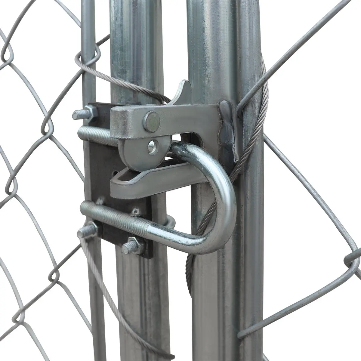 20' x 20' Outdoor Dog Kennel Playpen, Outdoor Dog Runner, Pet Exercise House, Lockable Gate, 6' Chain-Link Fence, TMG-DCP2020 - Image 10