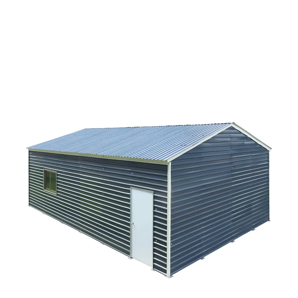 26' x 30' Metal Garage Shed, 9' High Double Front Doors, 14' Peak, 780 Sq-Ft TMG-MS2630 - Image 21