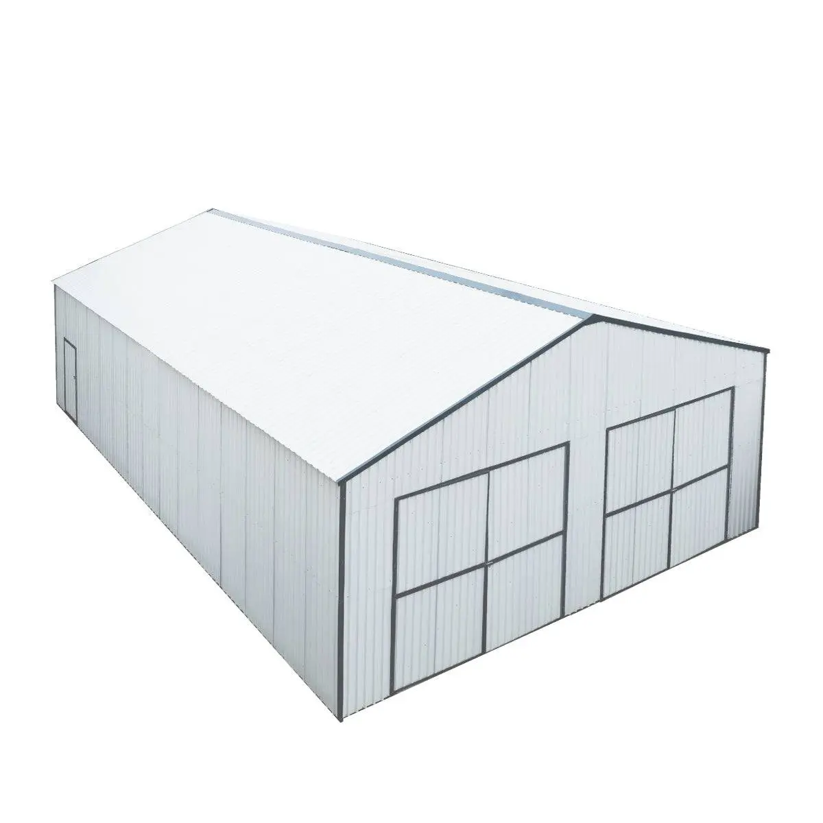 30' x 40' Metal Garage Shed, 11' High Double Front Doors, 17' Peak, 1260 Sq-Ft TMG-MS3040 - Image 20