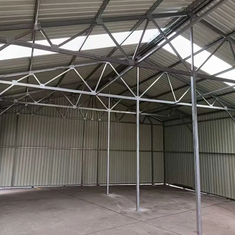 30' x 40' Metal Garage Shed, 11' High Double Front Doors, 17' Peak, 1260 Sq-Ft TMG-MS3040 - Image 4