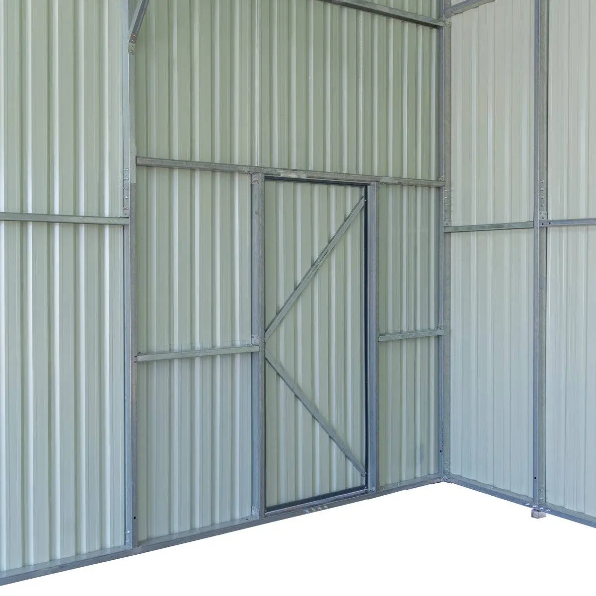 30' x 40' Metal Garage Shed, 11' High Double Front Doors, 17' Peak, 1260 Sq-Ft TMG-MS3040 - Image 6