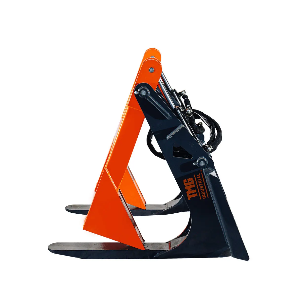 46" Skid Steer Log Grapple Attachment, 36" Claw Opening, 6400 lb Grap Capacity, TMG-SLG72 - Image 4