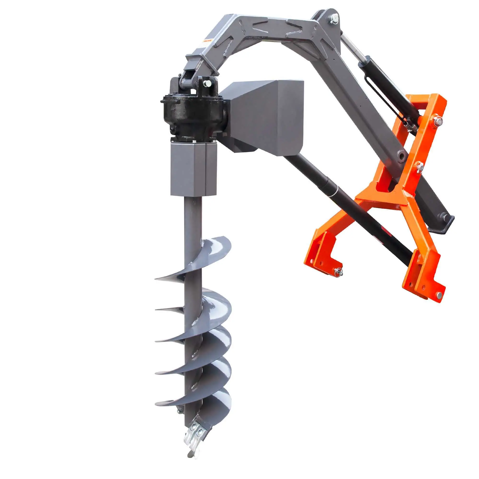 48" Hydraulic Assist Post Hole Digger, 12" Auger, PTO Shaft Included, TMG-TPD12 - Image 6
