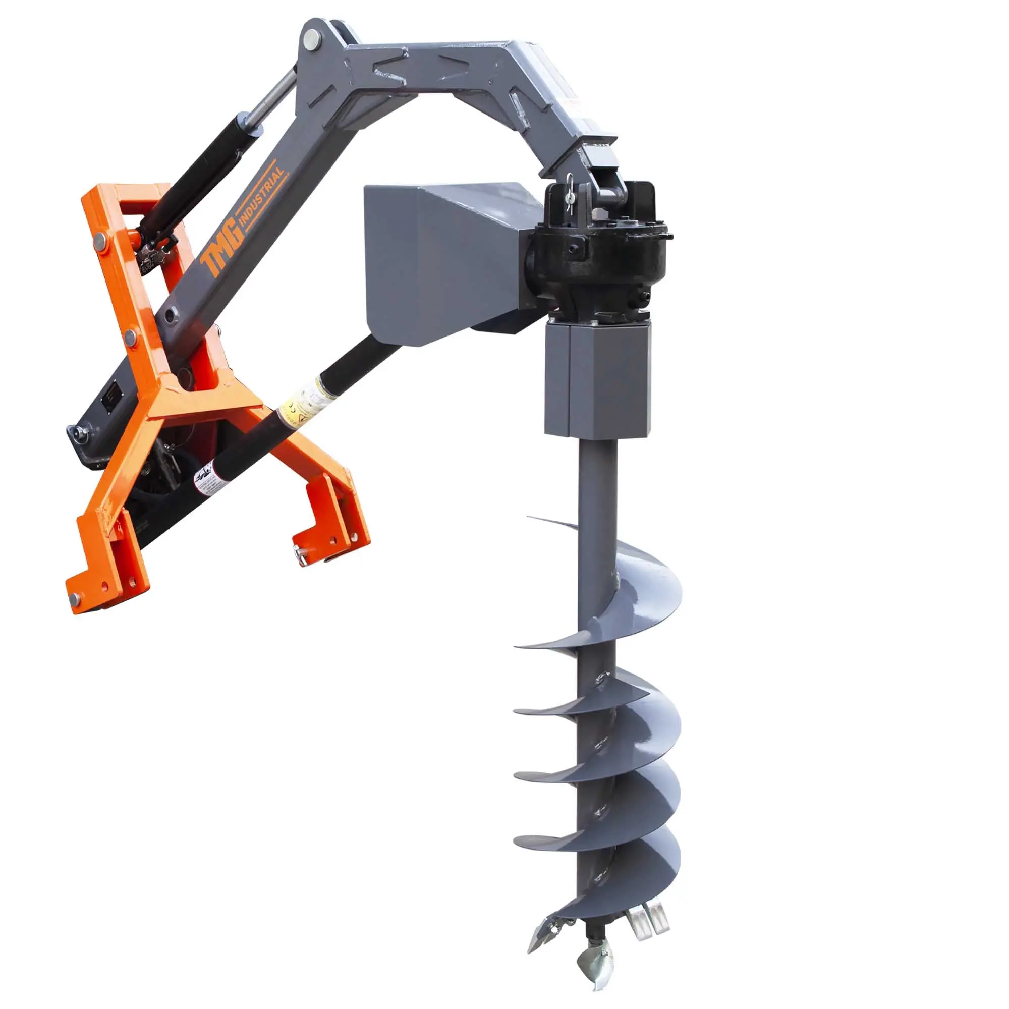 48" Hydraulic Assist Post Hole Digger, 12" Auger, PTO Shaft Included, TMG-TPD12 - Image 7