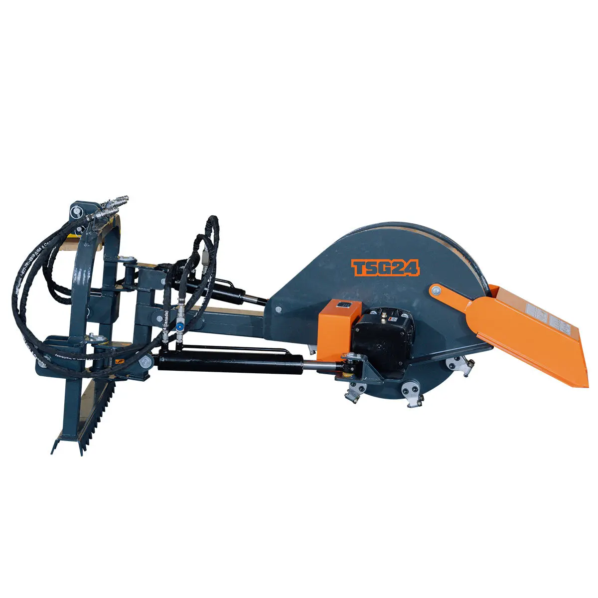 3-Point PTO Stump Grinder, 20-60 HP, Cat 1 & 2 Hookups, 12" Below & 18" Above Ground, 40° Cutting Arc, TMG-TSG24 - Image 2