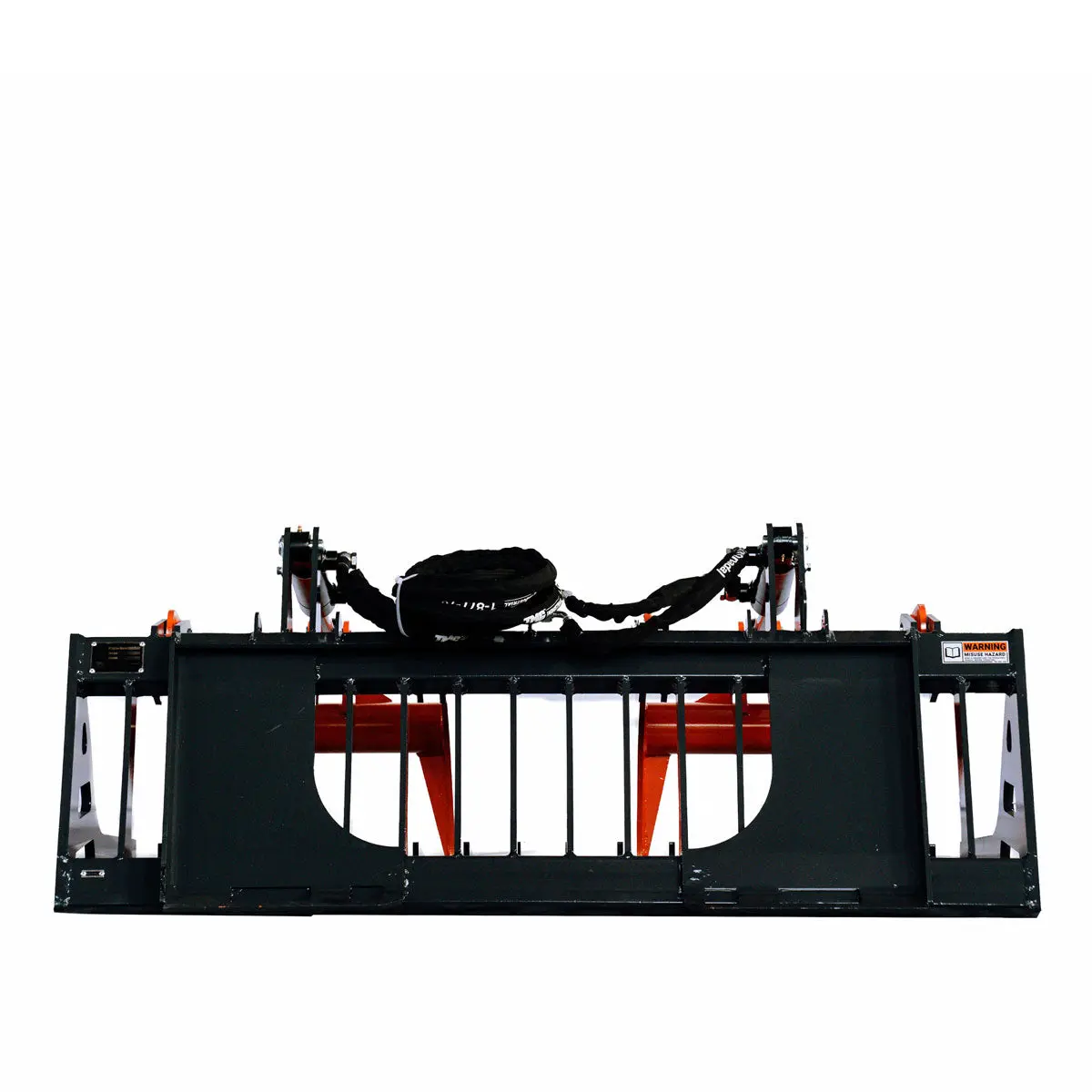 60" Skid Steer Skeleton Grapple Attachment, Universal Mount, 34" Arm Opening, 3" Tine Spacing, 2600 lb Weight Capacity, TMG-SG60 - Image 9