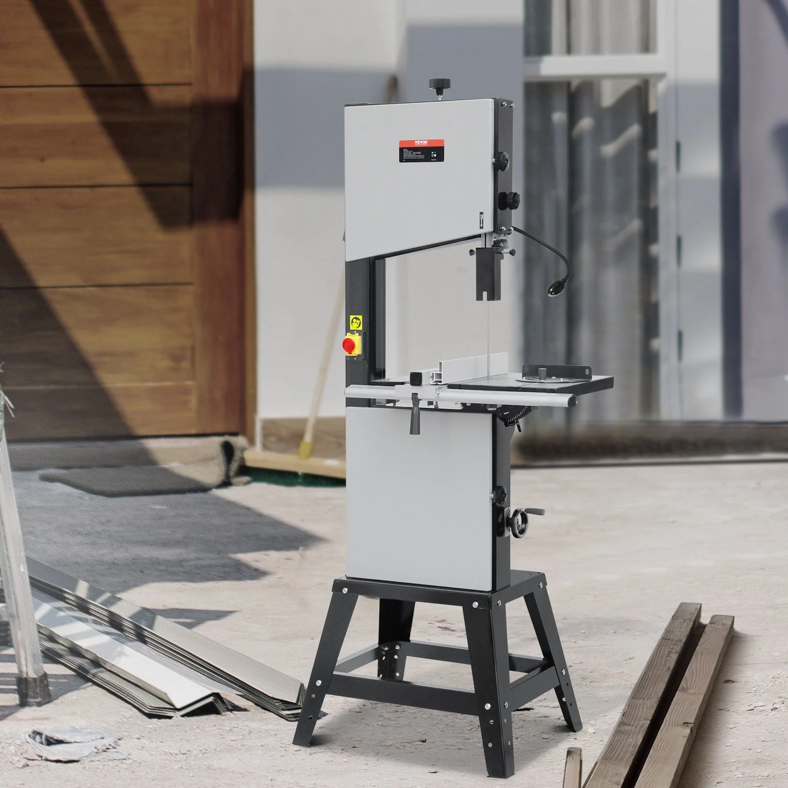 13.39" Woodworking Bandsaw, 1100W (1.5 HP) Benchtop Saw, 440–846 RPM Variable Speed, Precision Cutting for Woodworking, DOBA-BS1339 - Image 8